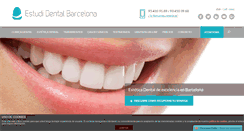 Desktop Screenshot of estudidentalbarcelona.com